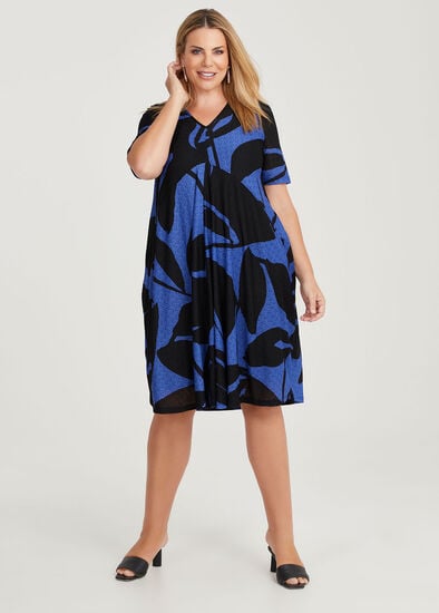 Plus Size Bardot Swing Dress
