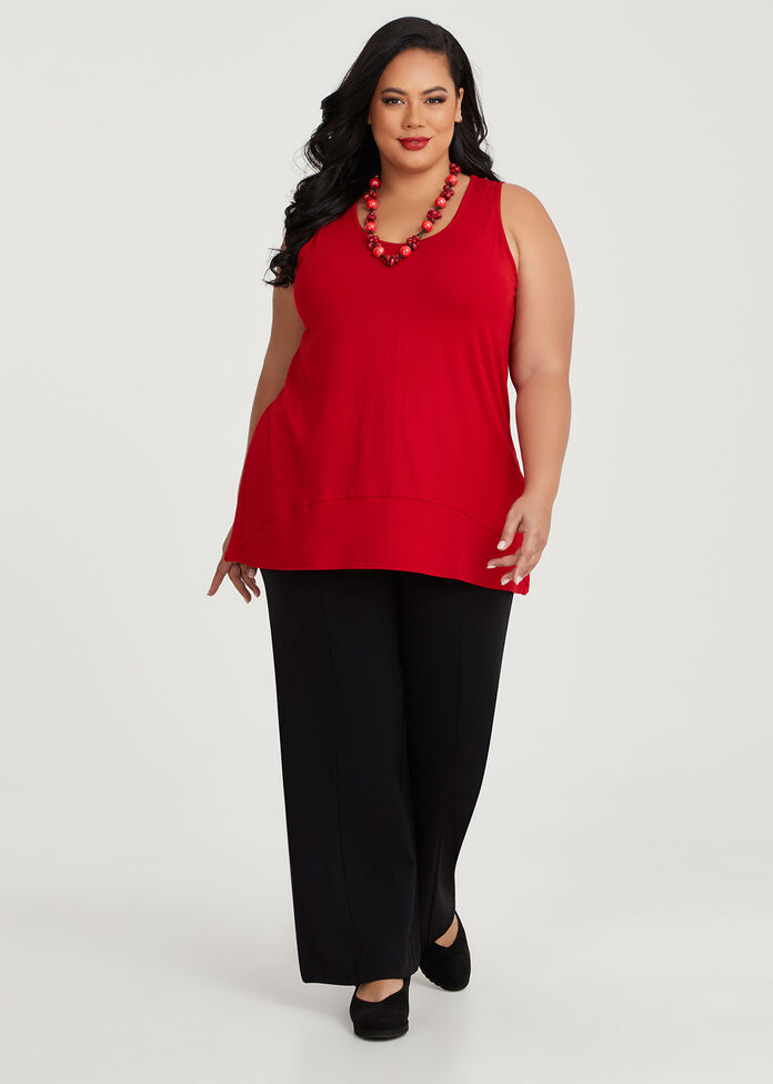 Bamboo Panelled Layering Tank, , hi-res