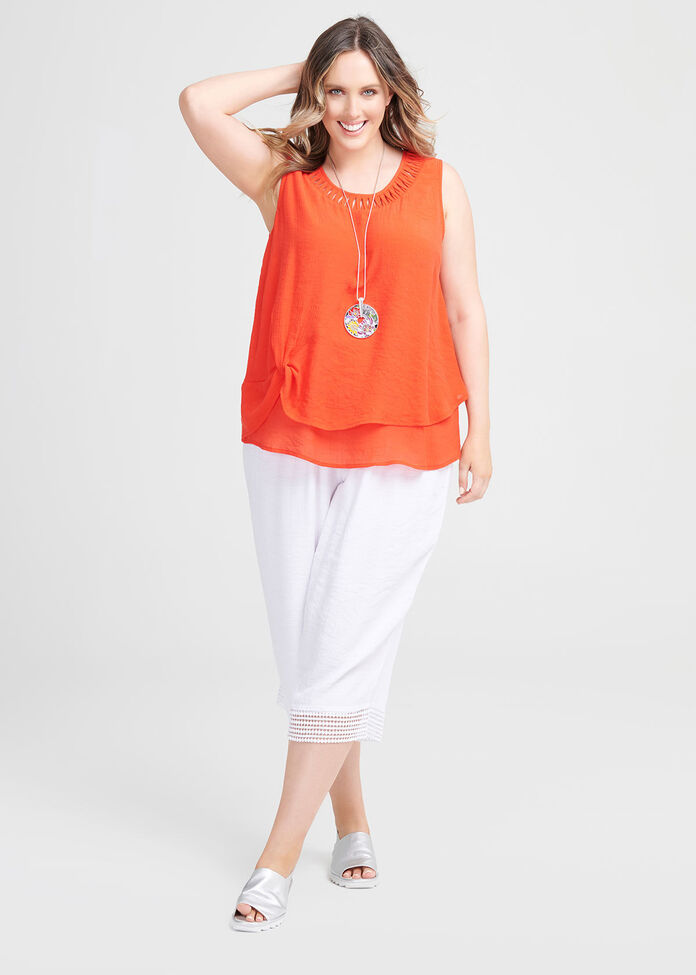 Escapade Lace Crop Pant, , hi-res