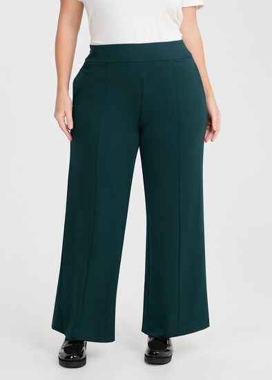 Plus Size Ponte Harper Wide Leg Pant