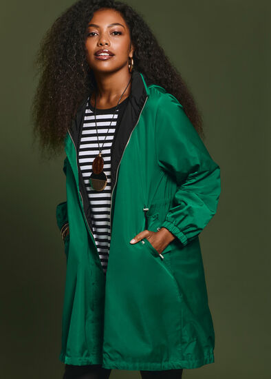 Plus Size Reversible Lily Shower Jacket