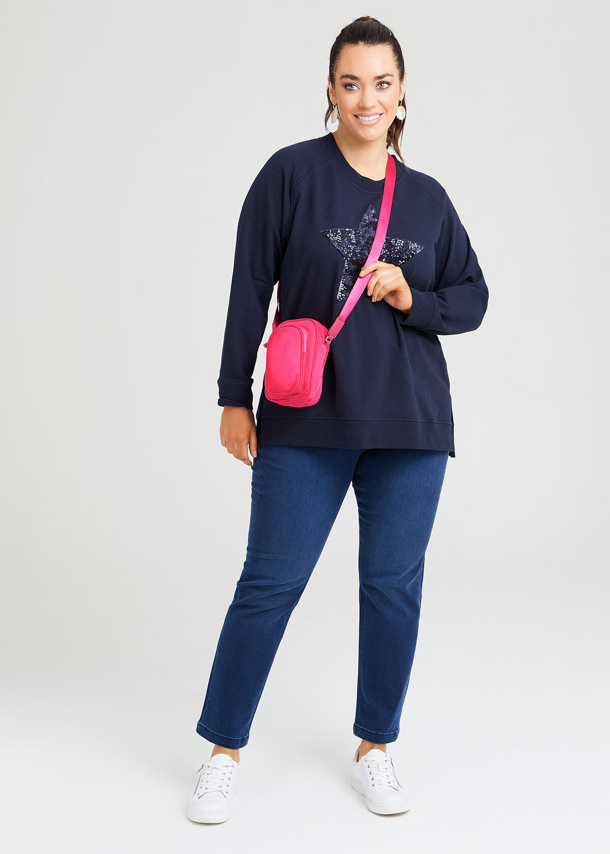 Coated Cross Body Bag - 'Under My Umbrella' Design, Pink, Waterproof PVC