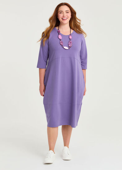 Plus Size Cotton Talia Tulip Dress