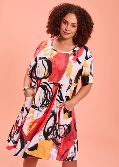Plus Size Casa Everyday Empire Natural Dress