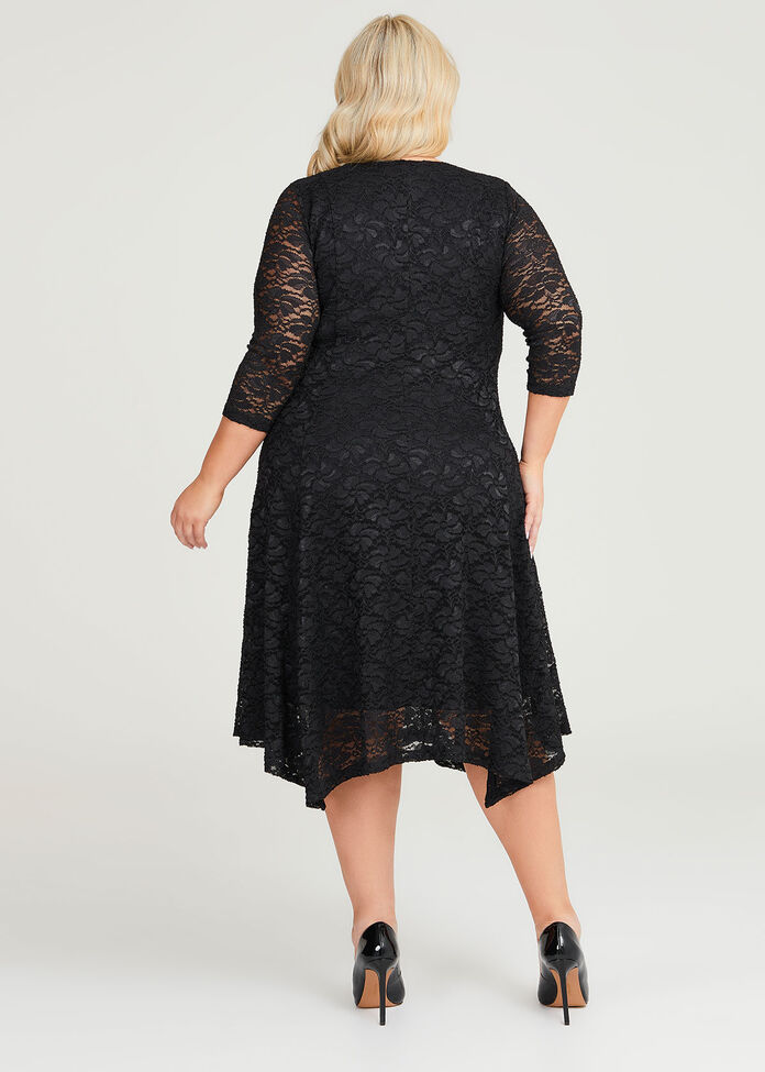 Shop Plus Size Lucy Lace Cocktail Dress in Black | Sizes 12-30 | Taking ...