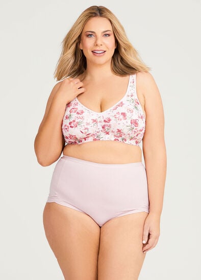 Plus Size Wirefree Smooth Comfort Bra