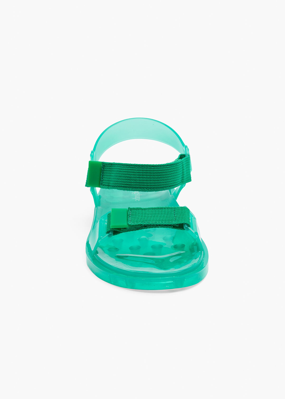 Shop Jelly Velcro Strap Sandal Comfortable Shoes Taking Shape UK