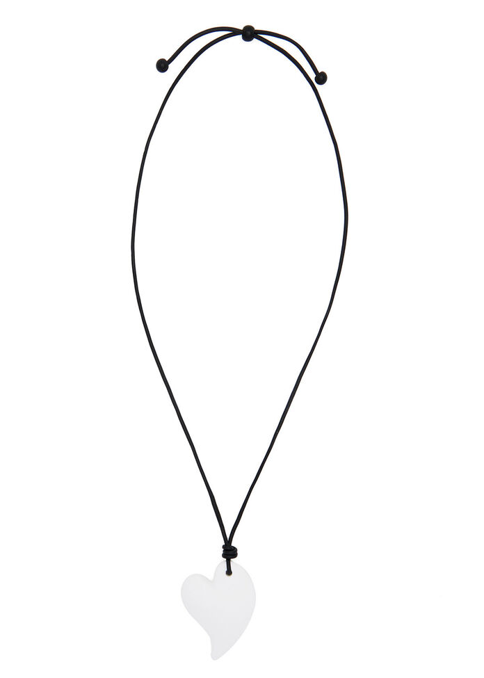 Dome Heart Necklace, , hi-res