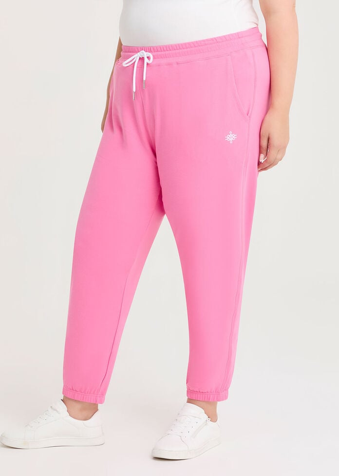 Shop Plus Size Cotton Logo Relaxed Trackpant, Red | Taking Shape NZ