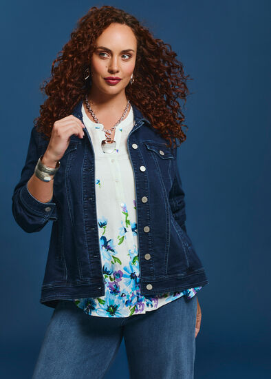 Plus Size The Signature Denim Jacket