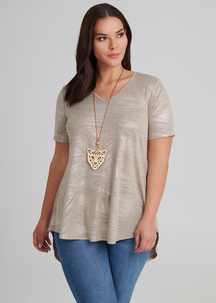 Metallic Durban Tunic, , hi-res