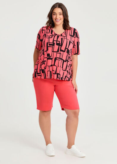 Plus Size Expose Short