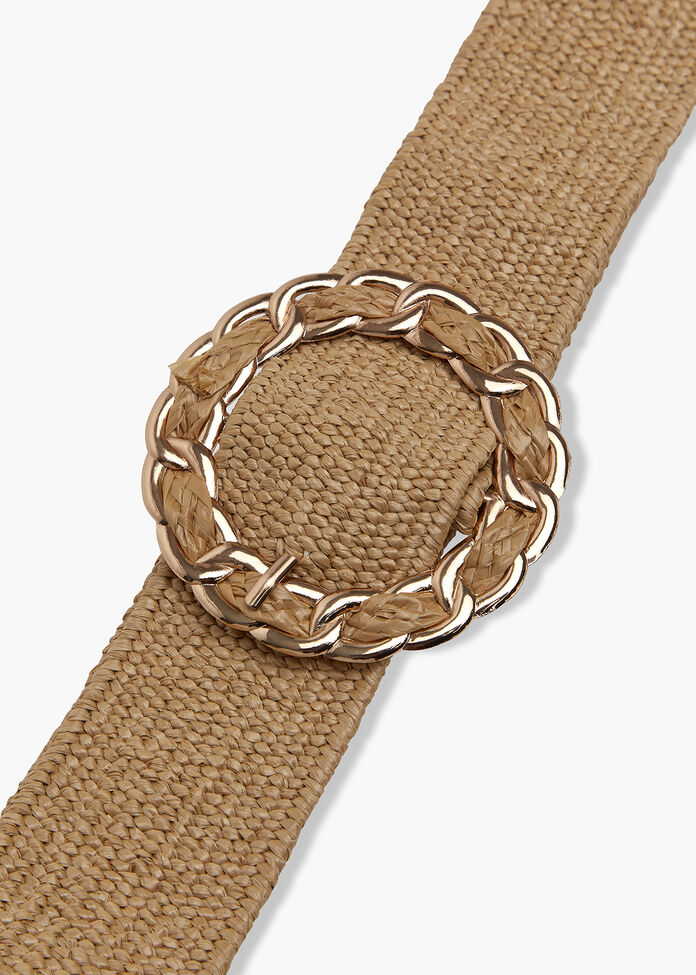 Natural Elastic Stretch Belt, , hi-res
