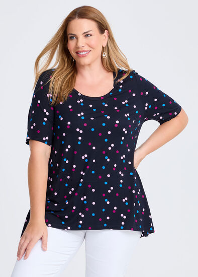 Plus Size Melinda Print Top