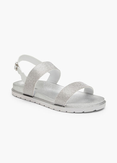Plus Size Bling Jelly Sandal