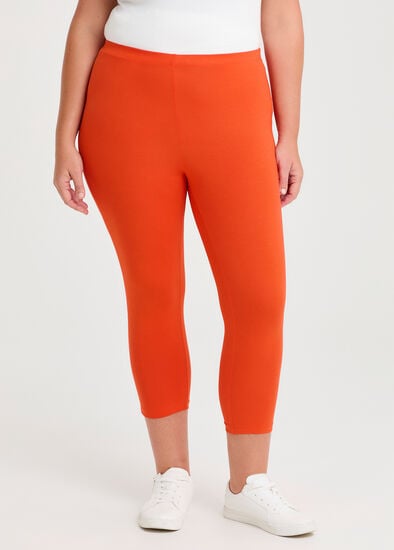 Plus Size Good Earth Australian Cotton Crop Legging