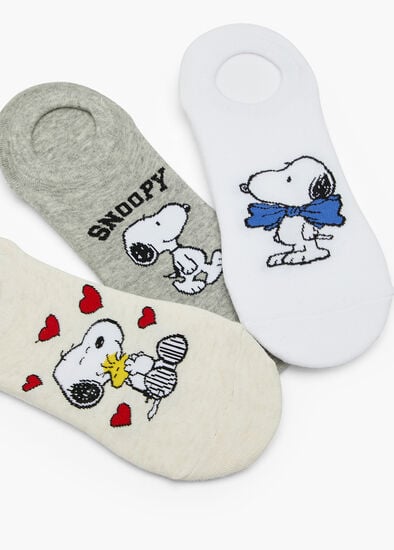 3 Pack Snoopy Cotton Ankle Socks