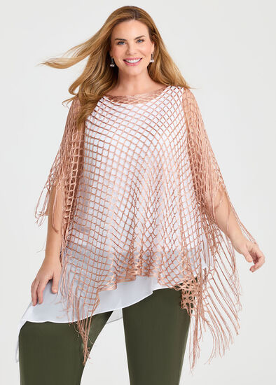 Dressy Crochet Poncho