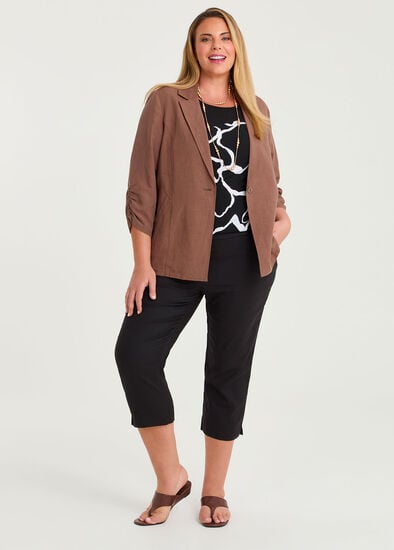 Plus Size Editorial Crop Pant