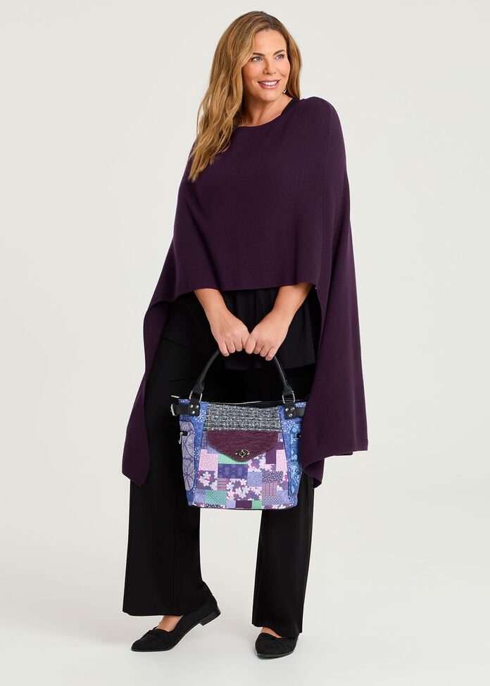 Floral Patchwork Bag, , hi-res