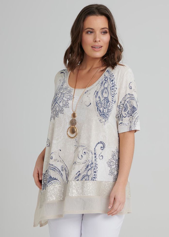 Caldera Paisley Top, , hi-res