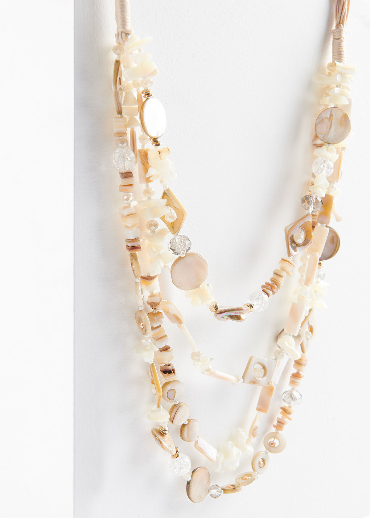 layered shell necklace