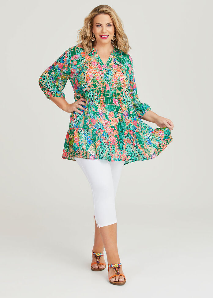 Natural Belize Tunic, , hi-res