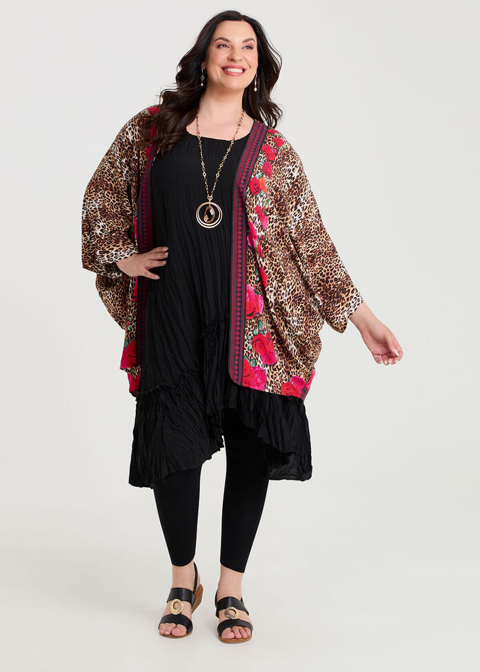 Plisse Tunic Dress, , hi-res
