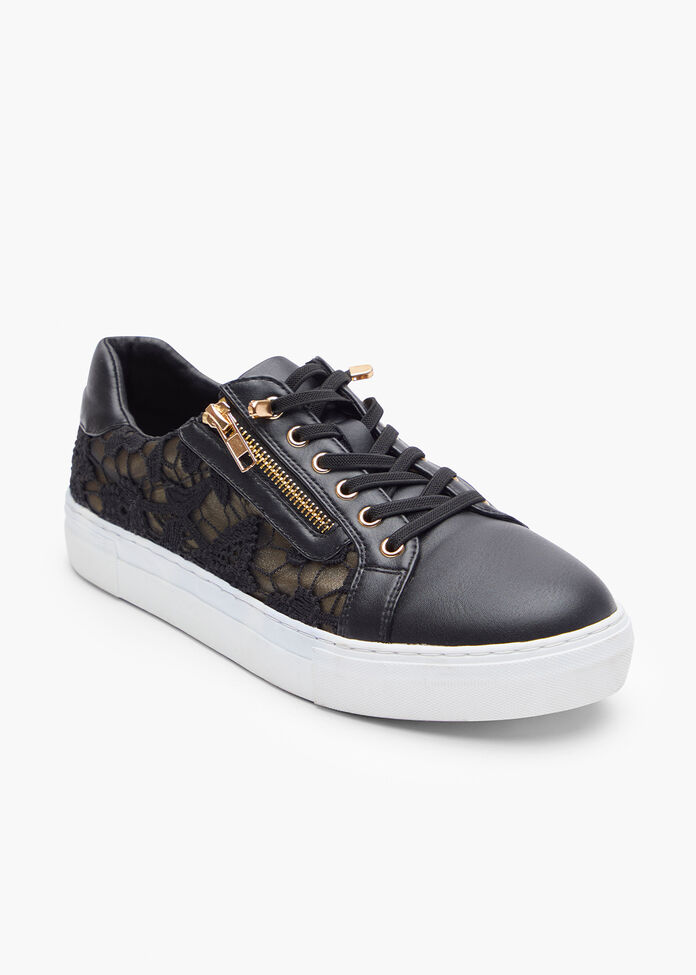 Delicate Lace Sneaker, , hi-res