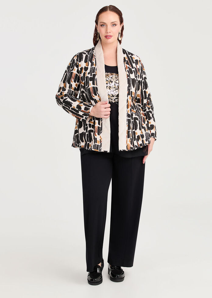 Plus Size Reversible Corduroy Quilt Jacket | Taking Shape AU