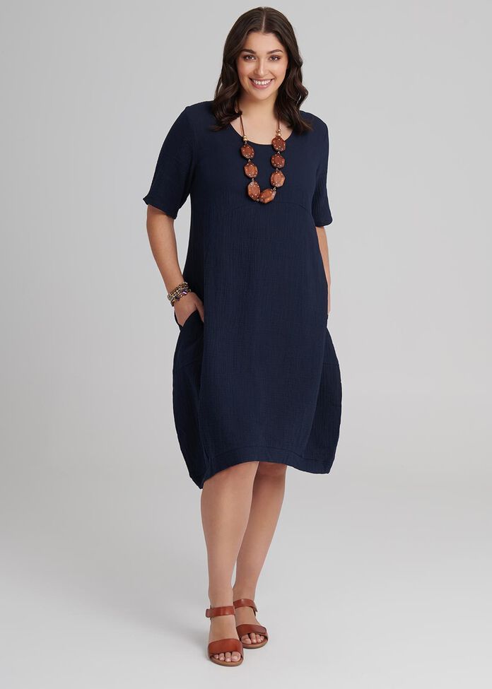 Cotton Mellieha Dress, , hi-res