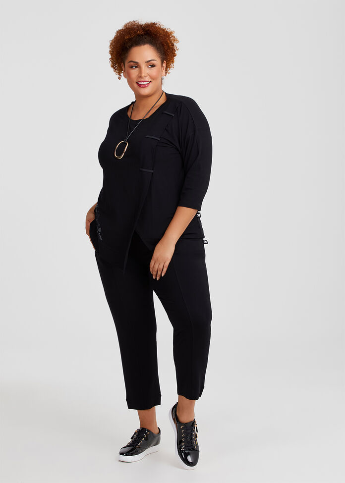 Natural Leni Print Top, , hi-res