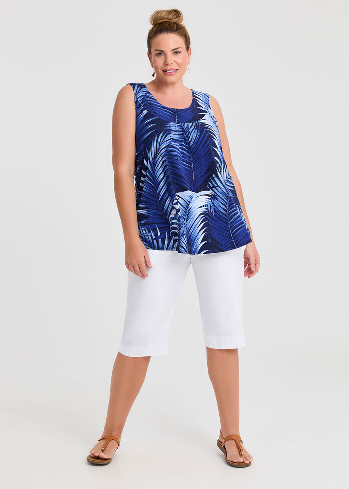 Gather Neck Panel Tank, , hi-res
