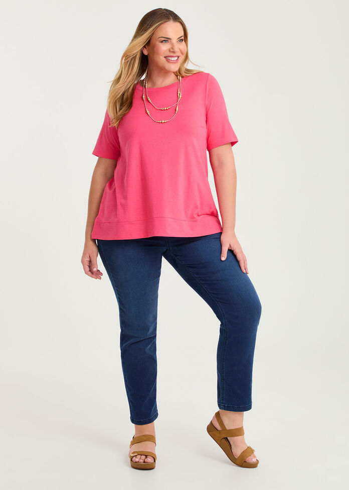 Pima Cotton Everyday Top, , hi-res