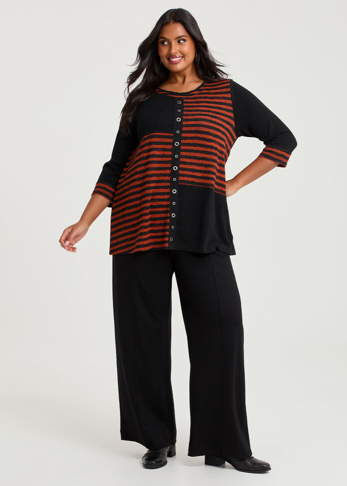Swirl Spliced Snug Tunic, , hi-res