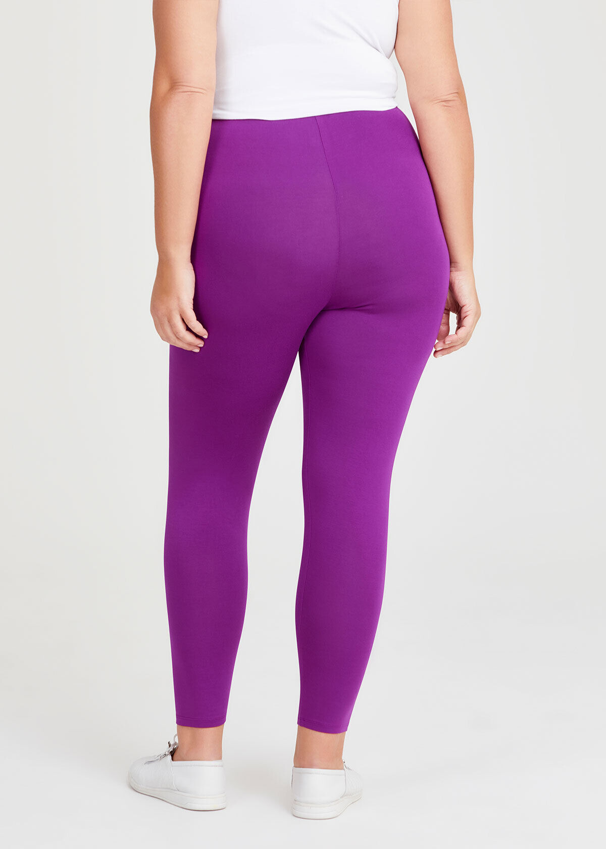 Plus size purple leggings shop