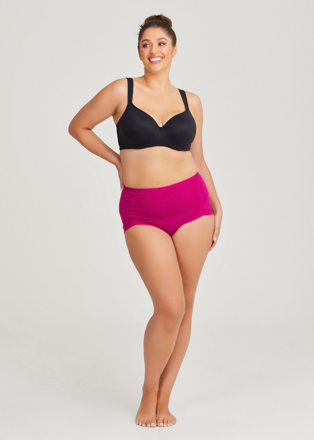 Plus size deals pink underwear