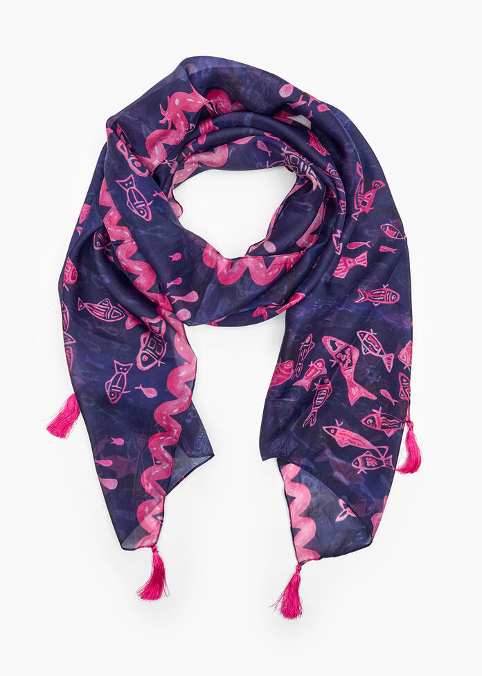 Elverina Daba Silk Scarf, , hi-res