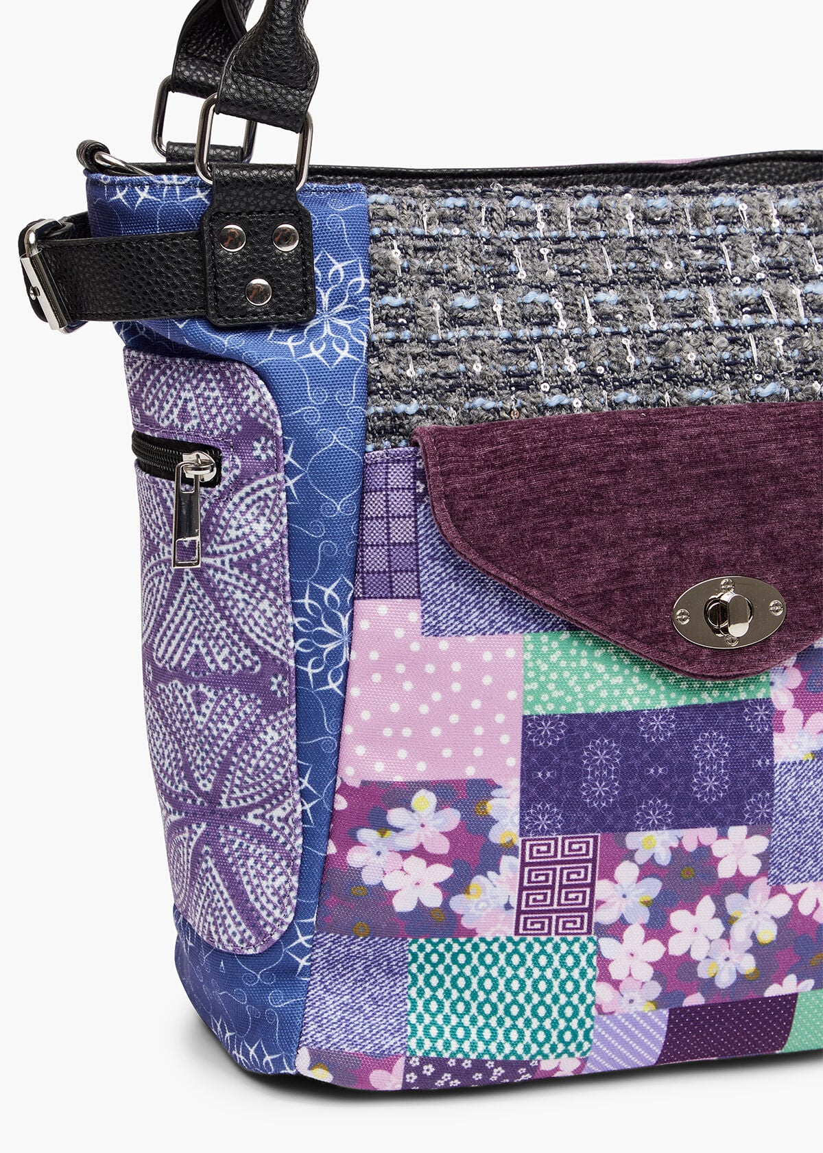 Shop Floral Patchwork Bag in Multi | Accessories | Taking Shape AU