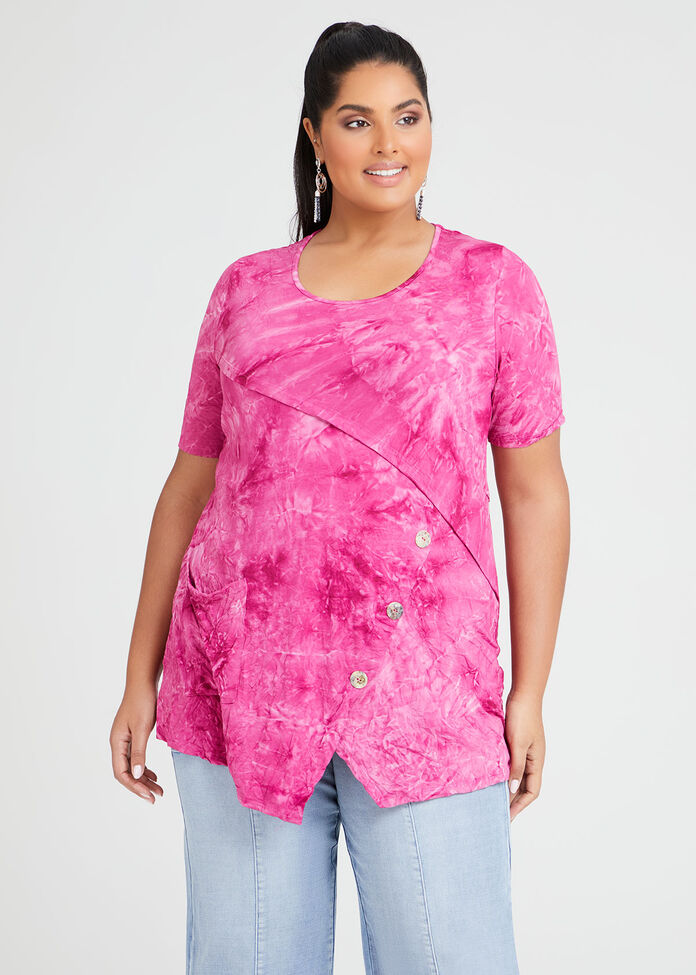 Moondust Button Detail Top, , hi-res