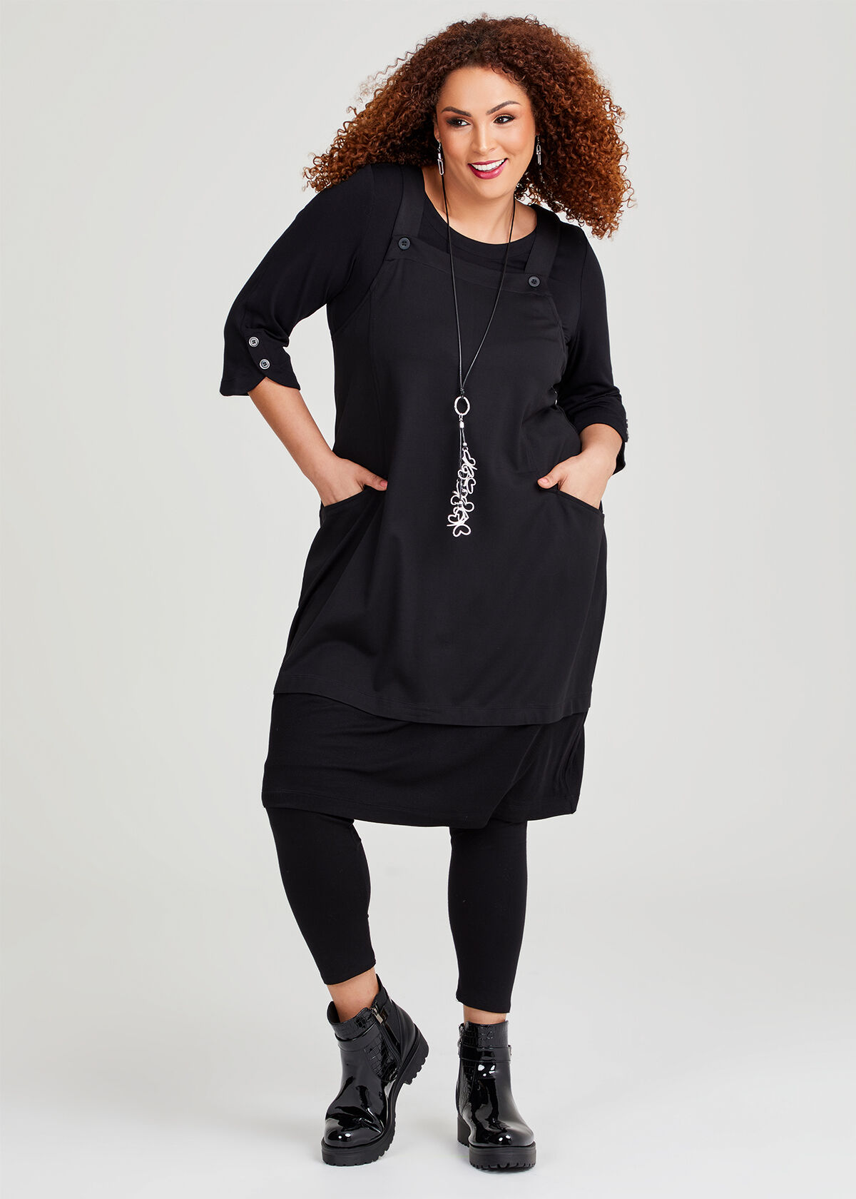 Women's Tunic Tops, Solid Colar Bat Long Slevee Oversized Loose T Shirts  Wear with Leggings Fall Sweaters Dressy Blouse Black at Amazon Women's  Clothing store