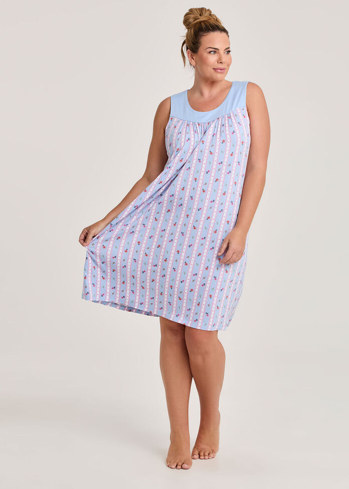 Bamboo Pastel Petals Nightie, , hi-res