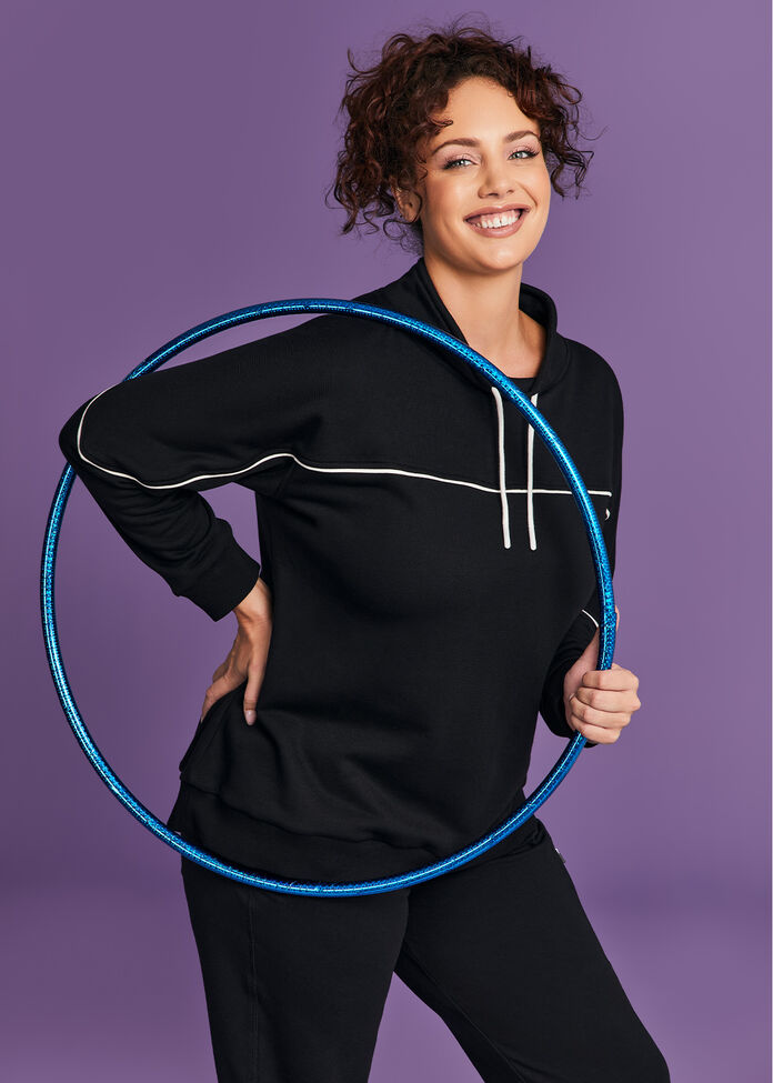 Active Mock Neck Top, , hi-res
