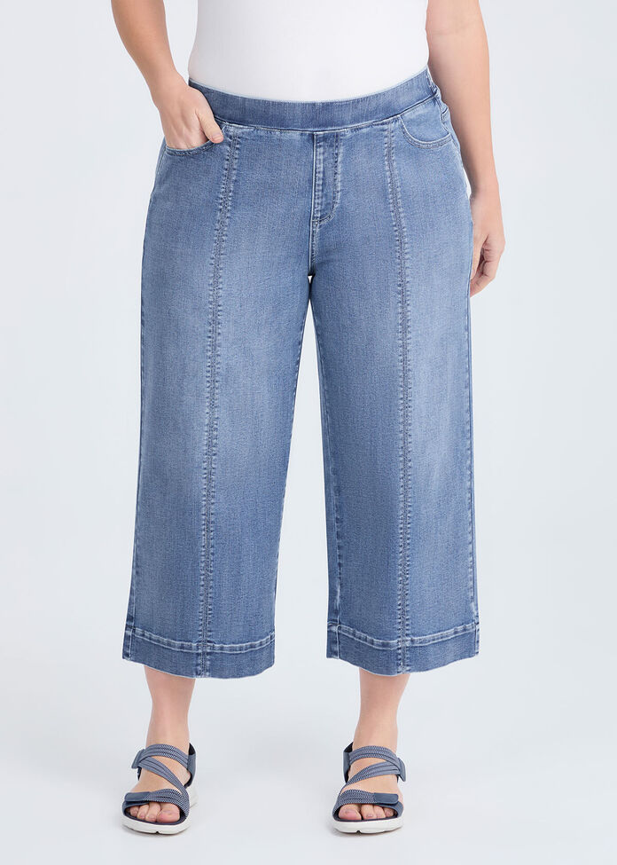 The Wide Leg Crop Jean, , hi-res