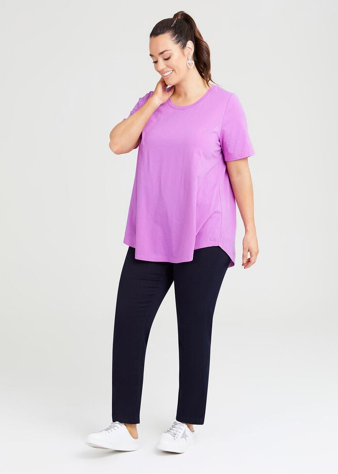 Organic Crew Swing Basic Tee, , hi-res
