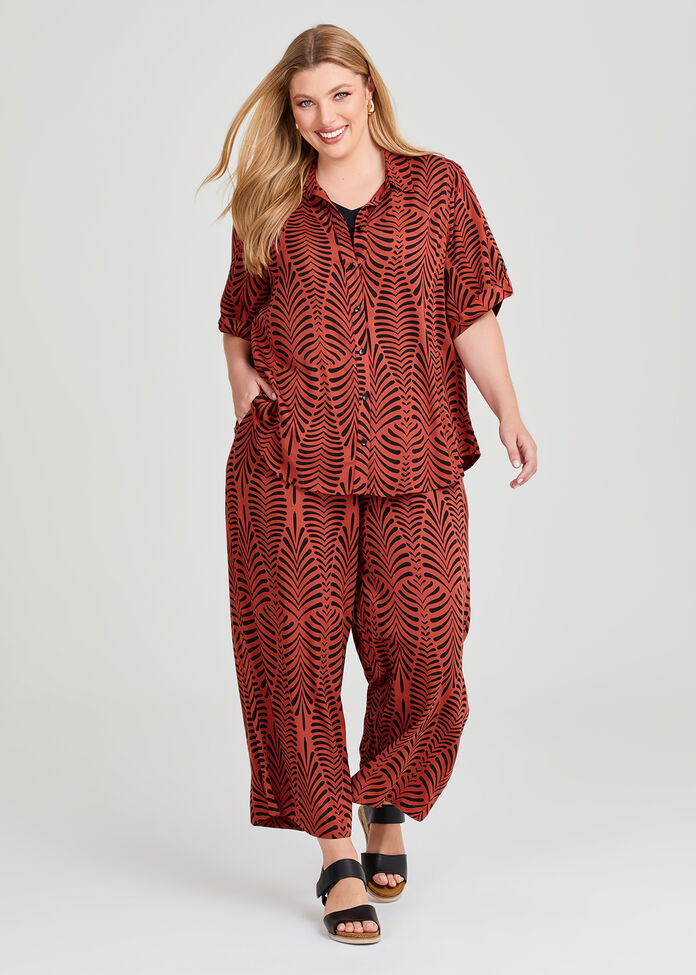 Natural Geo Swirl Shirt, , hi-res