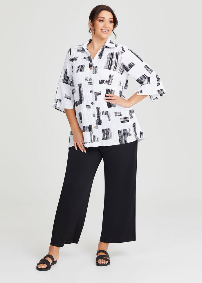 Crinkle Natural Shirt, , hi-res
