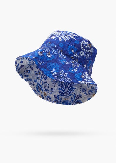 Bohemian Blue Reversible Hat