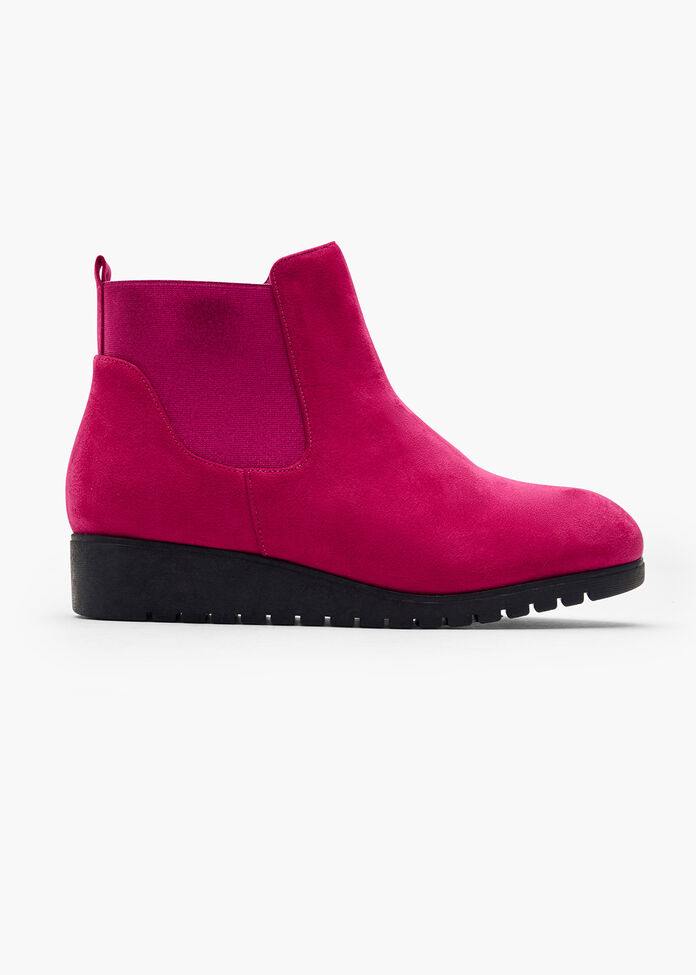 Shop Pink Gusset Mesh Women's Ankle Boots Taking Shape AU
