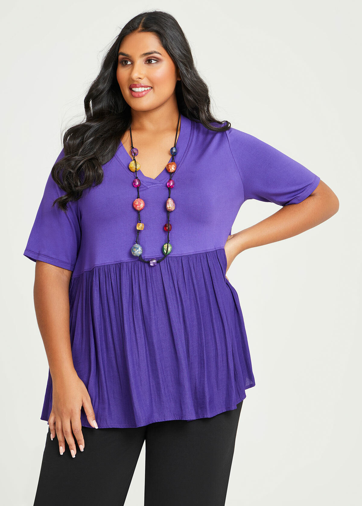 Plus size bamboo clothing uk top
